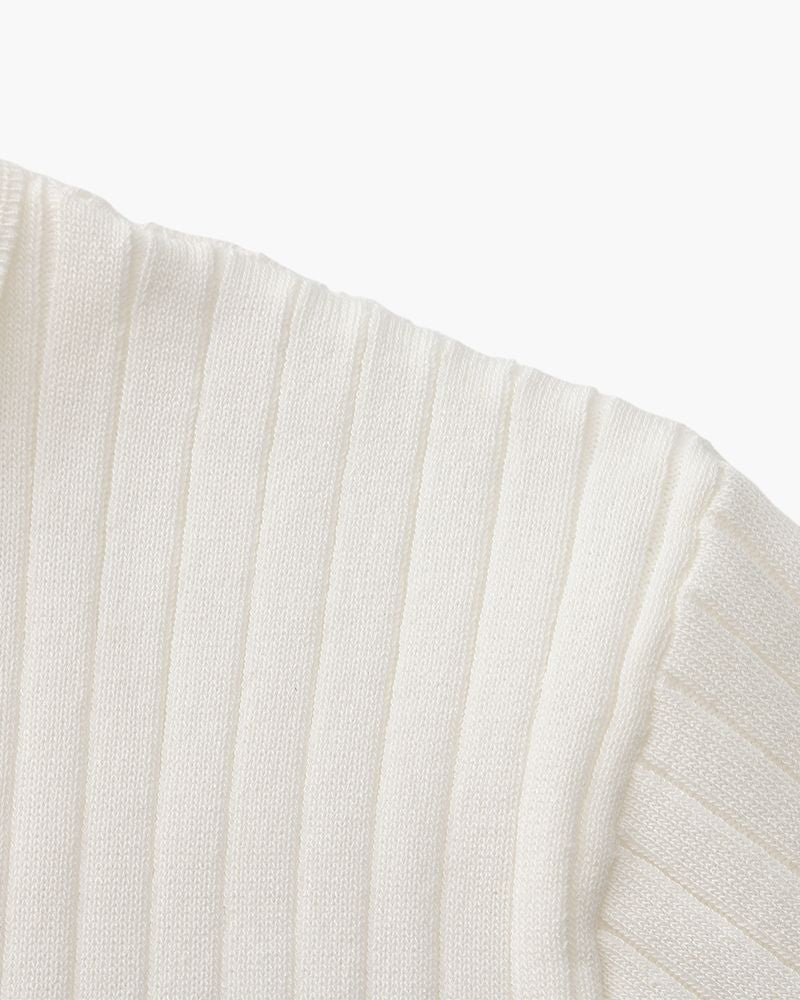 Polo côtelé haut de gamme