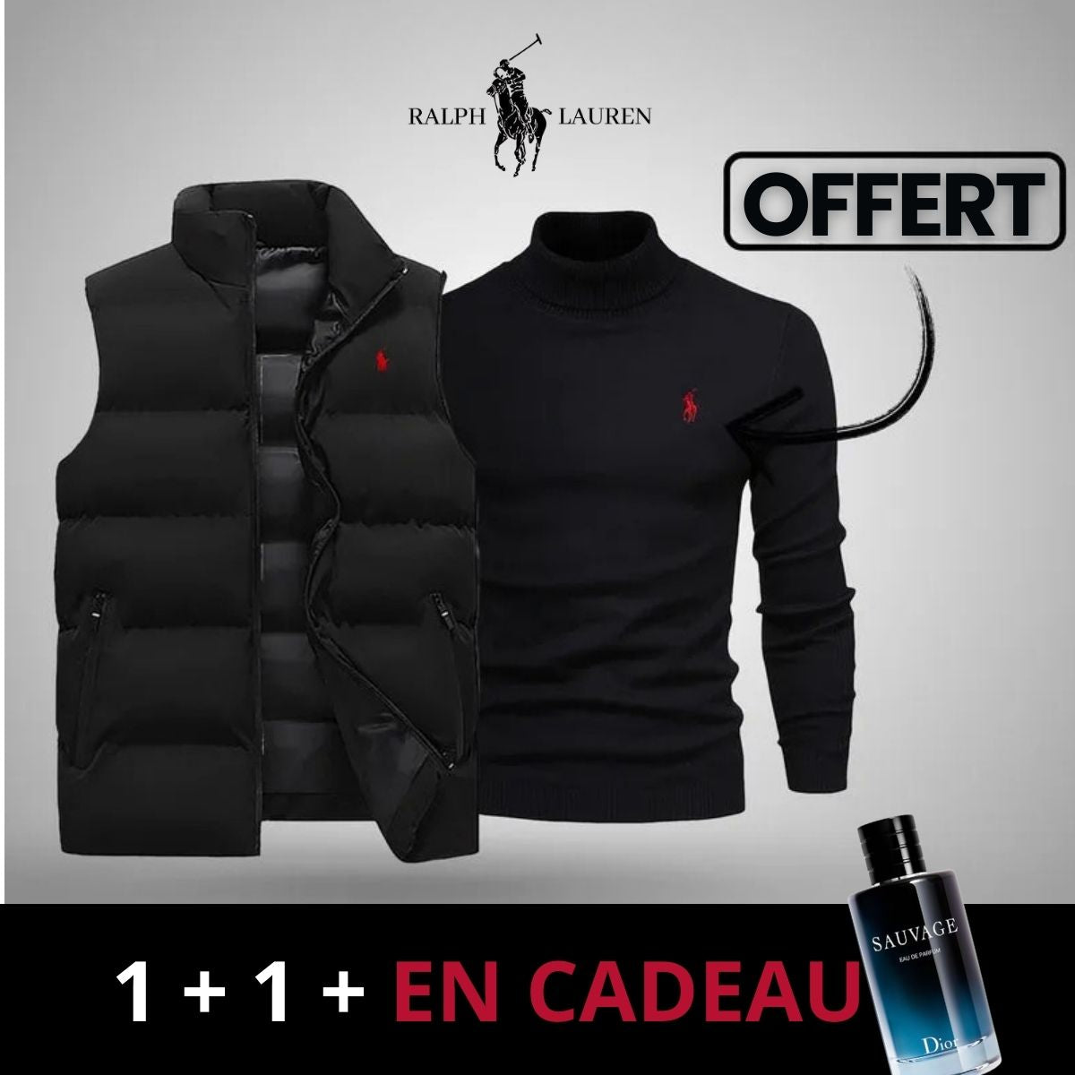 Gilet R&L + Pull Offert (Déstockage)