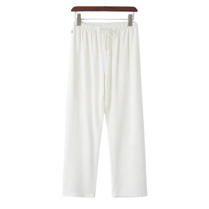Fez - Pantalon en lin (coupe oversize)
