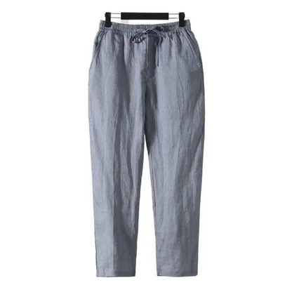 Fez - Pantalon en lin (coupe droite)