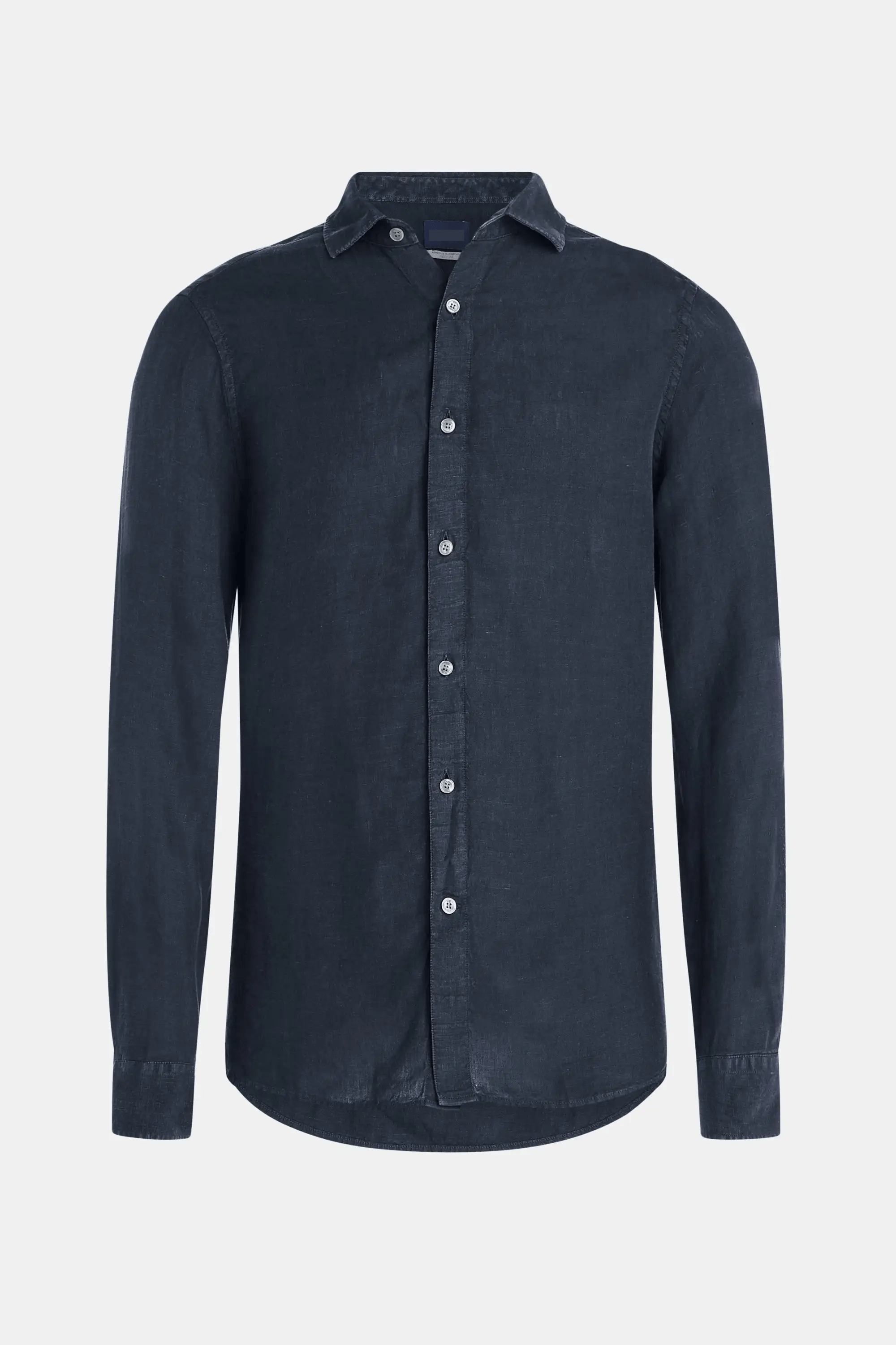 Paris- Chemise en lin bleu marine